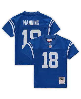 Preschool Boys and Girls Mitchell & Ness Peyton Manning Royal Indianapolis Colts Retired Legacy Jersey