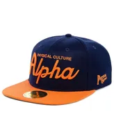 Men's Physical Culture Navy Alpha Physical Culture Club Black Fives Snapback Adjustable Hat