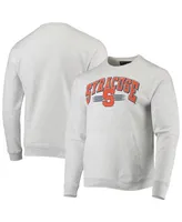 Men's League Collegiate Wear Heathered Gray Syracuse Orange Upperclassman Pocket Pullover Sweatshirt