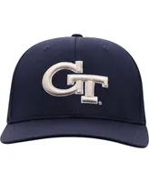 Men's Top of The World Navy Georgia Tech Yellow Jackets Reflex Logo Flex Hat