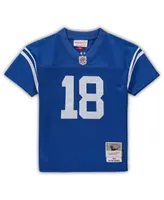 Preschool Boys and Girls Mitchell & Ness Peyton Manning Royal Indianapolis Colts Retired Legacy Jersey