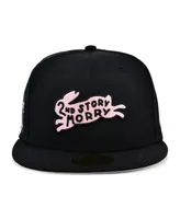 Men's Physical Culture Black Second Story Morrys Fives Fitted Hat