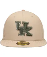 Men's New Era Tan Kentucky Wildcats Camel & Rifle 59Fifty Fitted Hat