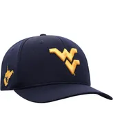 Men's Top of The World Navy West Virginia Mountaineers Reflex Logo Flex Hat