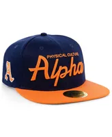 Men's Physical Culture Navy Alpha Physical Culture Club Black Fives Snapback Adjustable Hat