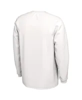 Men's Nike White Lsu Tigers Ball Bench Long Sleeve T-shirt