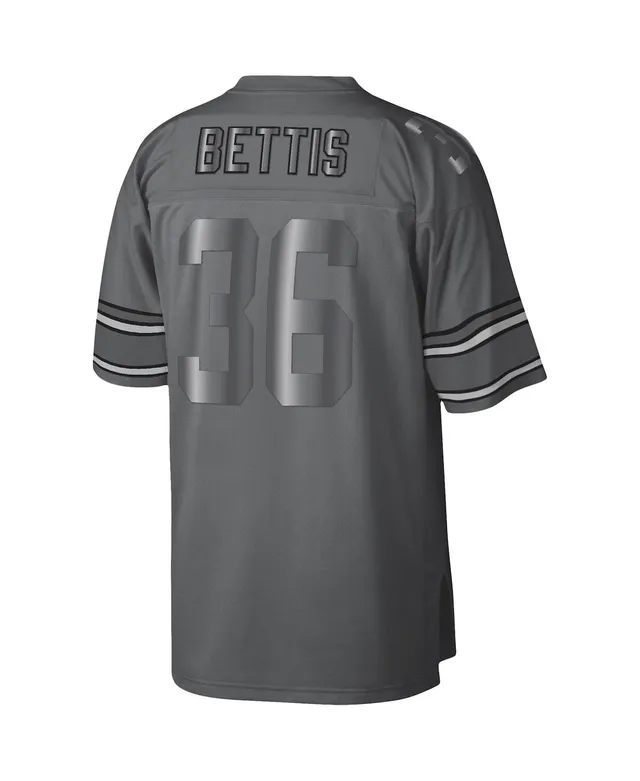 Men's Mitchell & Ness Jerome Bettis White Pittsburgh Steelers Retired Player Name Number Mesh Top Size: Small