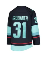 Big Boys Philipp Grubauer Deep Sea Blue Seattle Kraken Home Premier Player Jersey