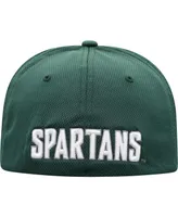 Men's Top of The World Green Michigan State Spartans Reflex Logo Flex Hat