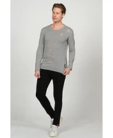 Ron Tomson Men's Modern Distorted Sweater