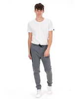 Ron Tomson Men's Modern Side Zip Jogger Pants