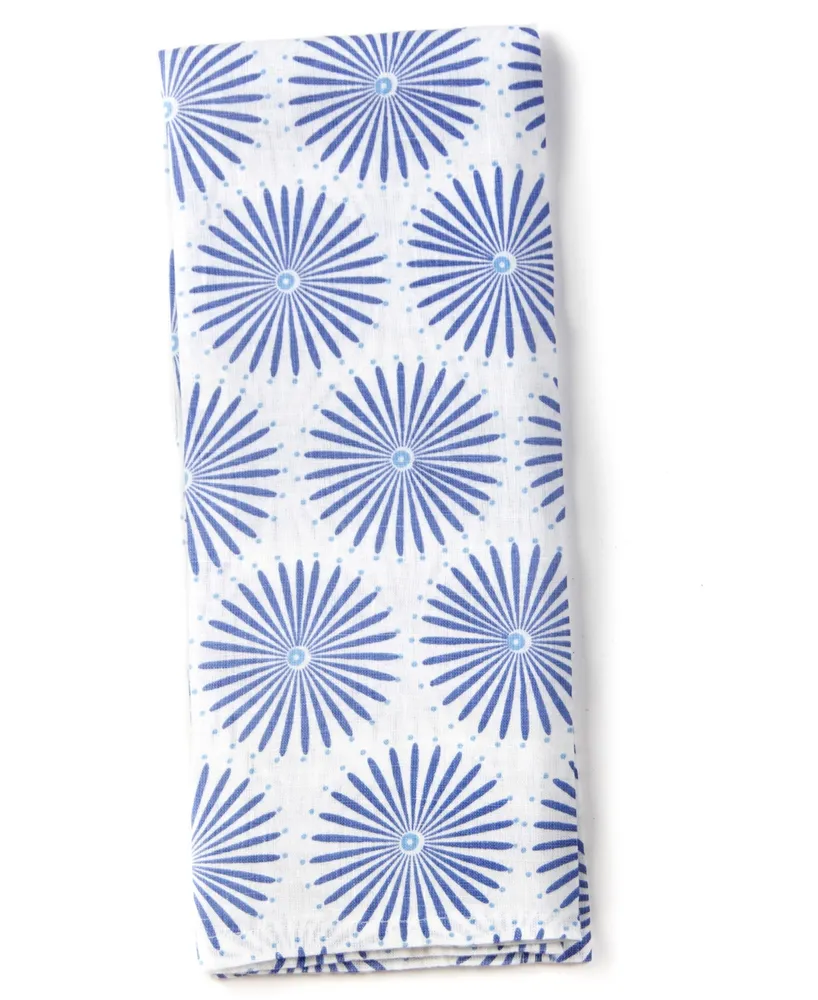 Coton Colors Iris Blue Burst Kitchen Towel