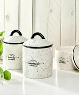 Jay Imports Home Made Happiness 3 Piece Canister Set