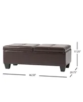 Merrill Double Opening Storage Ottoman