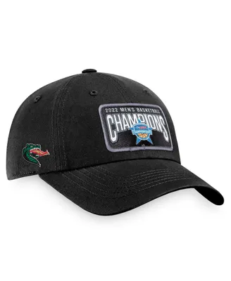 Men's Top of The World Black Uab Blazers 2022 C-Usa Men's Basketball Conference Tournament Champions Locker Room Adjustable Hat