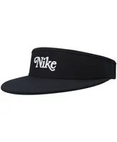 Big Boys Nike Golf Black Tall Performance Adjustable Visor