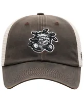 Men's Top of the World Brown Wichita State Shockers Scat Mesh Trucker Snapback Hat