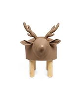 Elberta Contemporary Kids Deer Ottoman