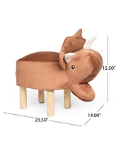 Dugway Contemporary Kids Triceratops Ottoman