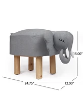 Goshen Contemporary Kids Elephant Ottoman