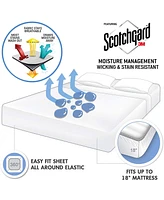 Madison Park 3M-Microcell Solid -Pc. Sheet Set