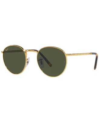 Ray-Ban Unisex Sunglasses, New Round 50 - Legend Gold