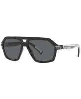 Dolce&Gabbana Men's Polarized Sunglasses, 58