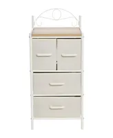 Short Storage Tower, 4 Drawer