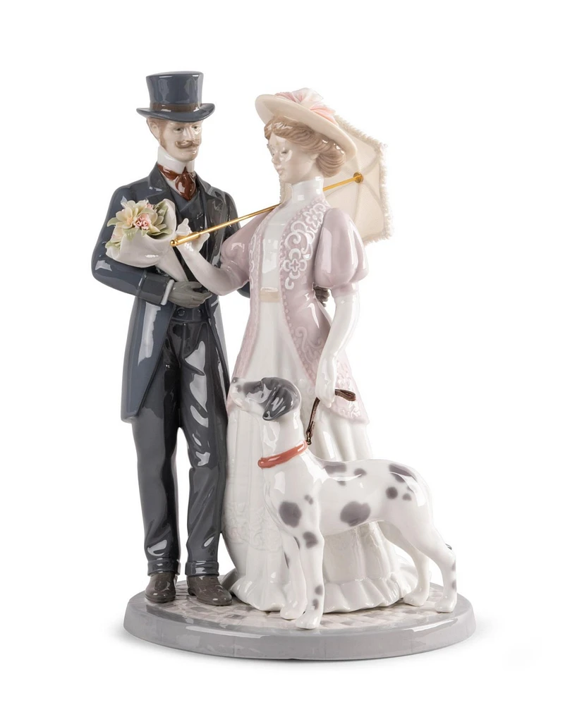 A Romantic Stroll Figurine