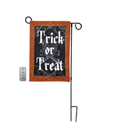 Lighted Metal Stand Outdoor Banner with Remote Control