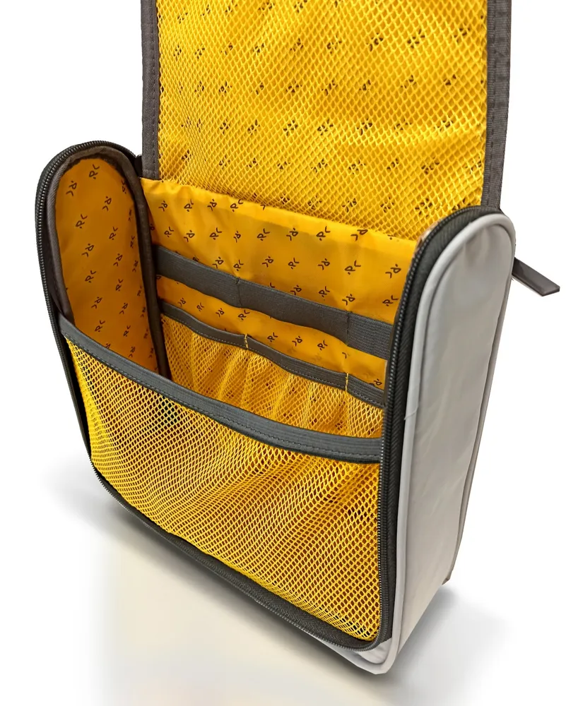 Hanging Premium Toiletry Bag - Silver