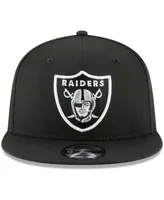 Men's New Era Black Las Vegas Raiders B-Dub 9FIFTY Adjustable Hat