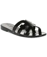 Sam Edelman Women's Bay Logo Emblem Jelly Slide Sandals