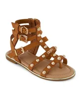 Dkny Little Girls Padded Studded Gladiator Sandals