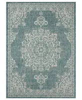 Nicole Miller Patio Country Azalea 7'9" x 10'2" Outdoor Area Rug