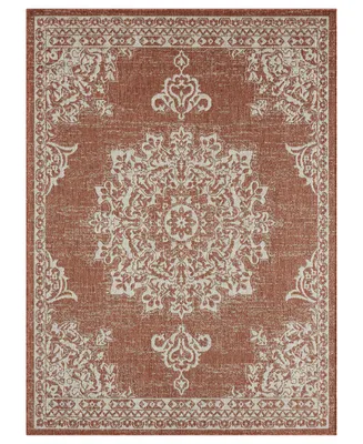 Nicole Miller Patio Country Azalea 7'9" x 10'2" Outdoor Area Rug