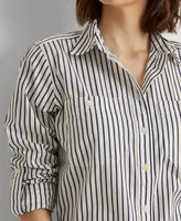Lauren Ralph Striped Cotton Shirt