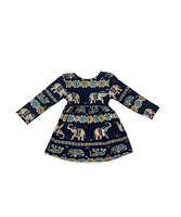 Mixed Up Clothing Baby Girls Ruffled Printed Dress