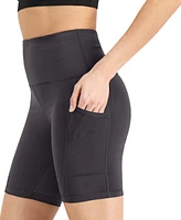 Id Ideology Women's Compression 7" Bike Shorts, Created for Macy's