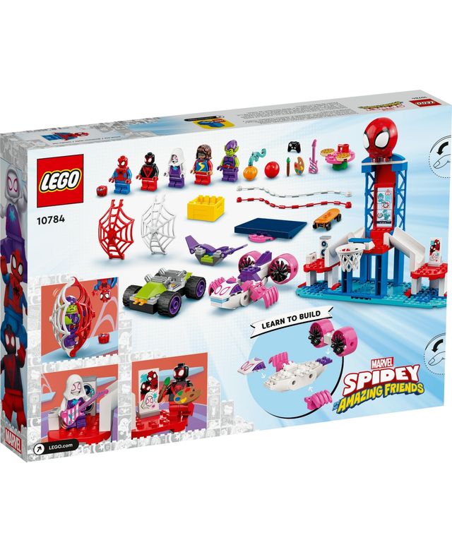 Lego Spidey Spider-Man Webquarters Hangout 10784 Building Set, 155 Pieces