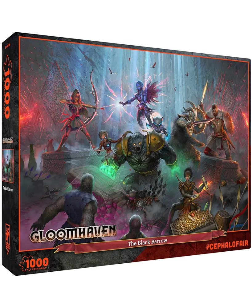 Gloomhaven Puzzle, the Black Barrow, 1000 Pieces