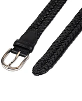 Club Room Men's Hand-Laced Braided Belt, Created for Macy's