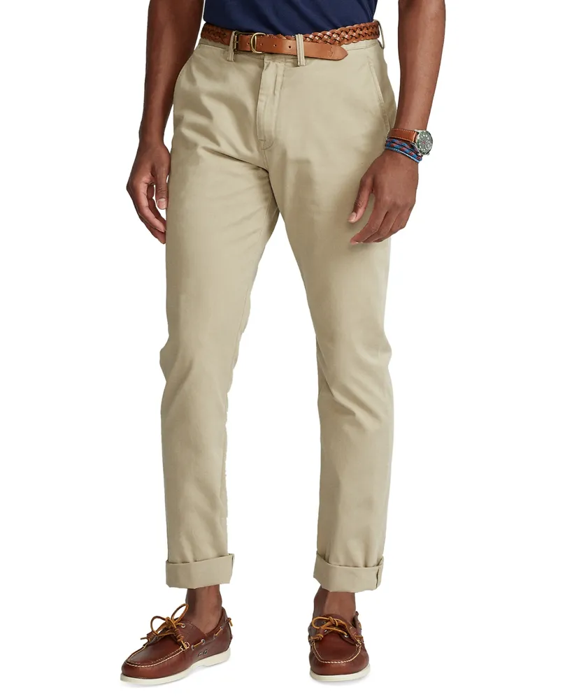 Polo Ralph Lauren Men's Stretch Slim Fit Chino Cargo Pants - Macy's