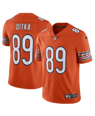 Men's Nike Mike Ditka Orange Chicago Bears Alternate Vapor Untouchable  Limited Retired Player Jersey