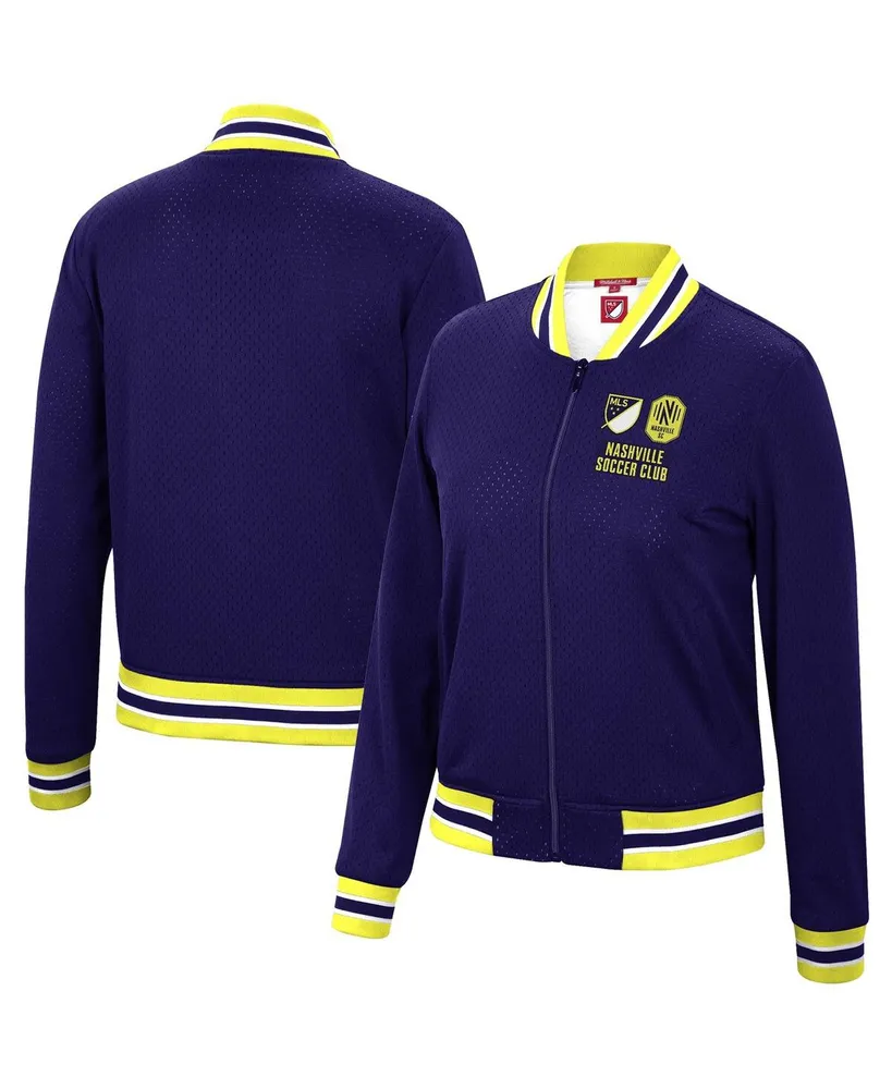 Women's Mitchell & Ness Navy Dallas Cowboys Galaxy Full-Zip