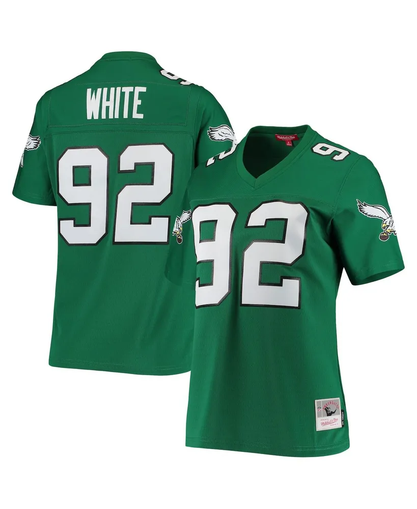 Women's Mitchell & Ness Reggie White Kelly Green Philadelphia Eagles 1990 Legacy Replica Jersey