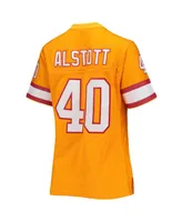 Women's Mitchell & Ness Mike Alstott Orange Tampa Bay Buccaneers Legacy Replica Player Jersey