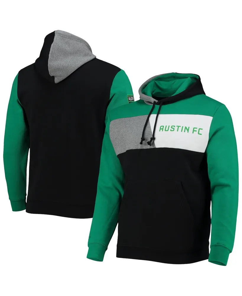 Men's Mitchell & Ness Black/Midnight Green Philadelphia Eagles Big Tall Face Pullover Hoodie