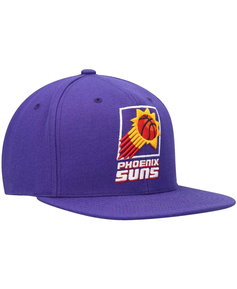 Men's Mitchell & Ness Purple Phoenix Suns Hardwood Classics Team Ground 2.0 Snapback Hat