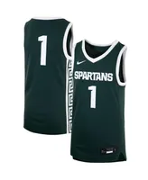 Big Boys Nike #1 Green Michigan State Spartans Team Replica Basketball Jersey